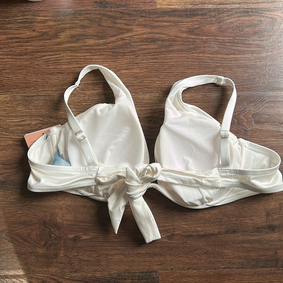 NWT Shade & Shore White Bikini Top XL | Bridal | Bachelorette Party | White - Picture 7 of 10